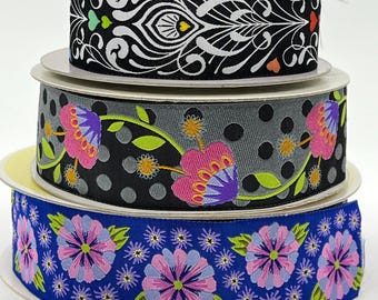 Renaissance Ribbon Sue Spargo, Tula Pink, Kaffe Fausset Designer Quality ribbon