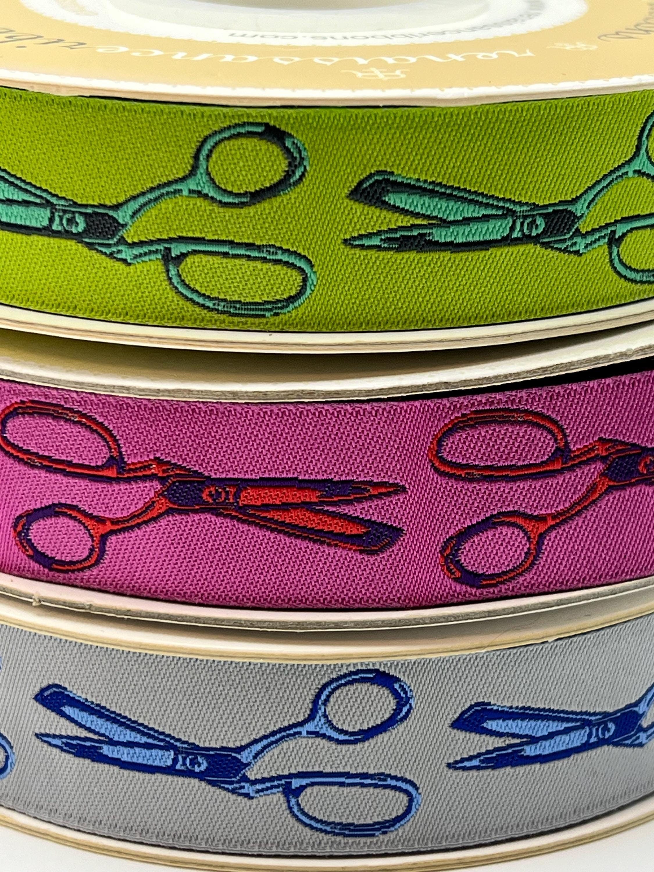 Renaissance Ribbon Tula Pink Getting Snippy - Blue