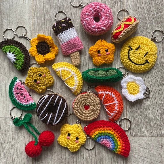 Handmade Crochet Hot Dog Sweetie Sweet Pizza Burger Donut Doughnut