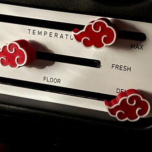 Akatsuki Cloud HVAC Slider Knobs For Miata MX5 Eunos NA MK1
