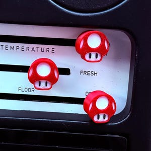 Mushroom MX5 Miata Eunos HVAC Slider Knobs NA Mk1 X3