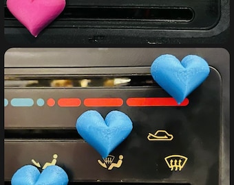 Mk1 Mx5 Heart Shaped Heater Control Covers X3 Cargas de colores Disponibles Abs