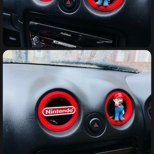 Mario Nintendo Mazda MX5 Miata Eunos air vent covers X2 Fit MK1 MK2 Models