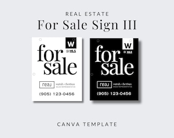 Verkauf von Schildern Canva Vorlage, minimalistisches Design