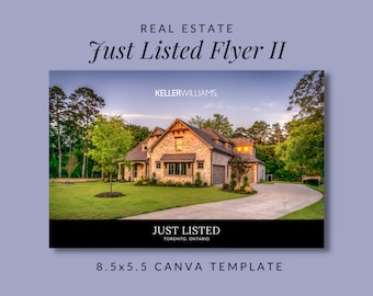 Real Homes Flyer Vorlage (8.5x5.5 Canvas)