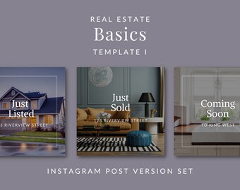 Makramee Instagram Post Template, Canva Editable (25 Posts)