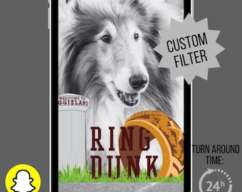 Filtro de Snapchat Ring Dunk personalizado: filtro Ring Dunk, regalo Ring Dunk