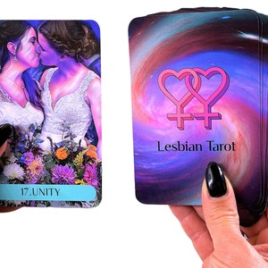 Lesbisch Tarotdek | Oracle 21 kaarten en gebruiksinstructies