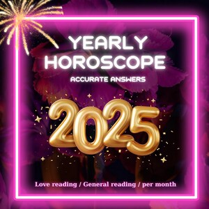 Oroscopo annuale 2025 / Lettura del futuro / Lettura dei tarocchi / Lettura astrologica / Amore e generale / Finanze / Analisi mensile