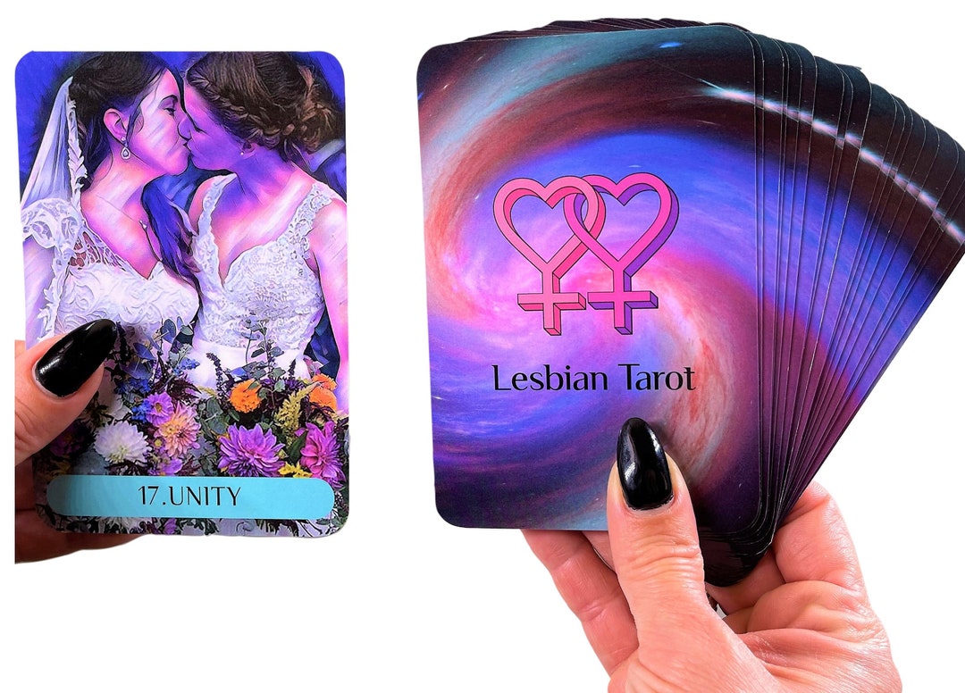 Lesbian Tarot Deck Oracle 21 Cards & Use Instruction - Etsy
