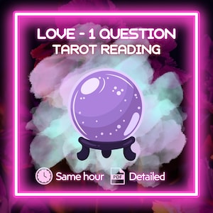 Same Day Tarot Reading: One Question, Detailed Advice (PDF)