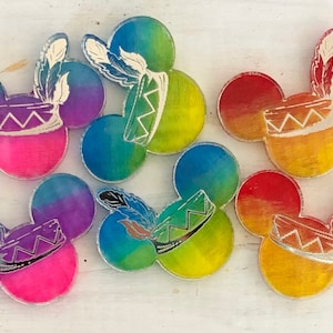 Native Mickey, cabs, centers, cabochons, beading supplies