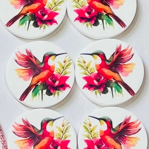 Cabochons, Perlenzubehör, Ohrring machen, Kolibri Kreise