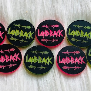 Landback circle cabs, acrylic centers, flat backs, thunderbird aztec centers, eagle center, cabochons