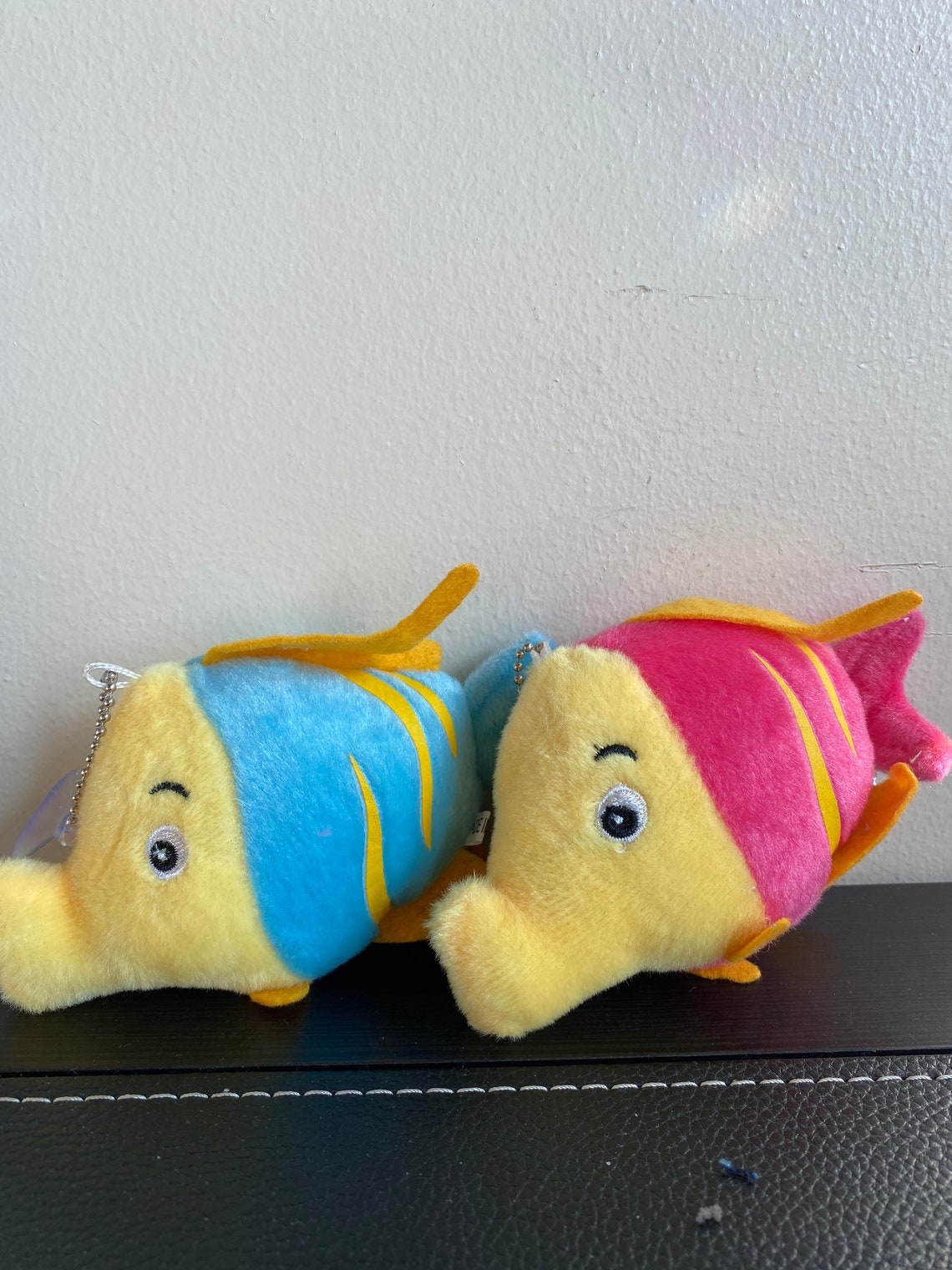 Flounder Fish Plush Keychain Etsy