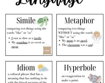 Figurative Language Study Guide