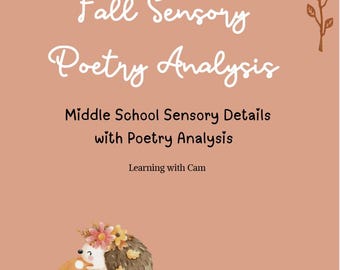Fall-Themed Sensory Poetry Analysis for Middle School