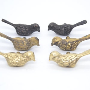 BIRD HANDLE , Pair Brass Door Handle, Wardrobe Handle, Brass Door Handle Pair, Handles for Doors, Main Door Handles