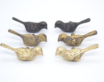 BIRD HANDLE , Pair Brass Door Handle, Wardrobe Handle, Brass Door Handle Pair, Handles for Doors, Main Door Handles