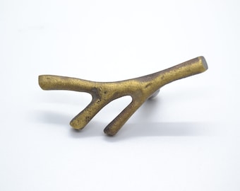 SMALL BRANCH KNOBS, Brass Door Handle, Wardrobe Handle, Brass Door Knobs, Handles for Doors, Main Door Handles, Drawer Handle