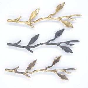 BRANCH DOOR HANDLE , Brass Door Handle, Wardrobe Handle, Brass Door Knobs, Handles for Doors, Main Door Handles, Leafy Branch