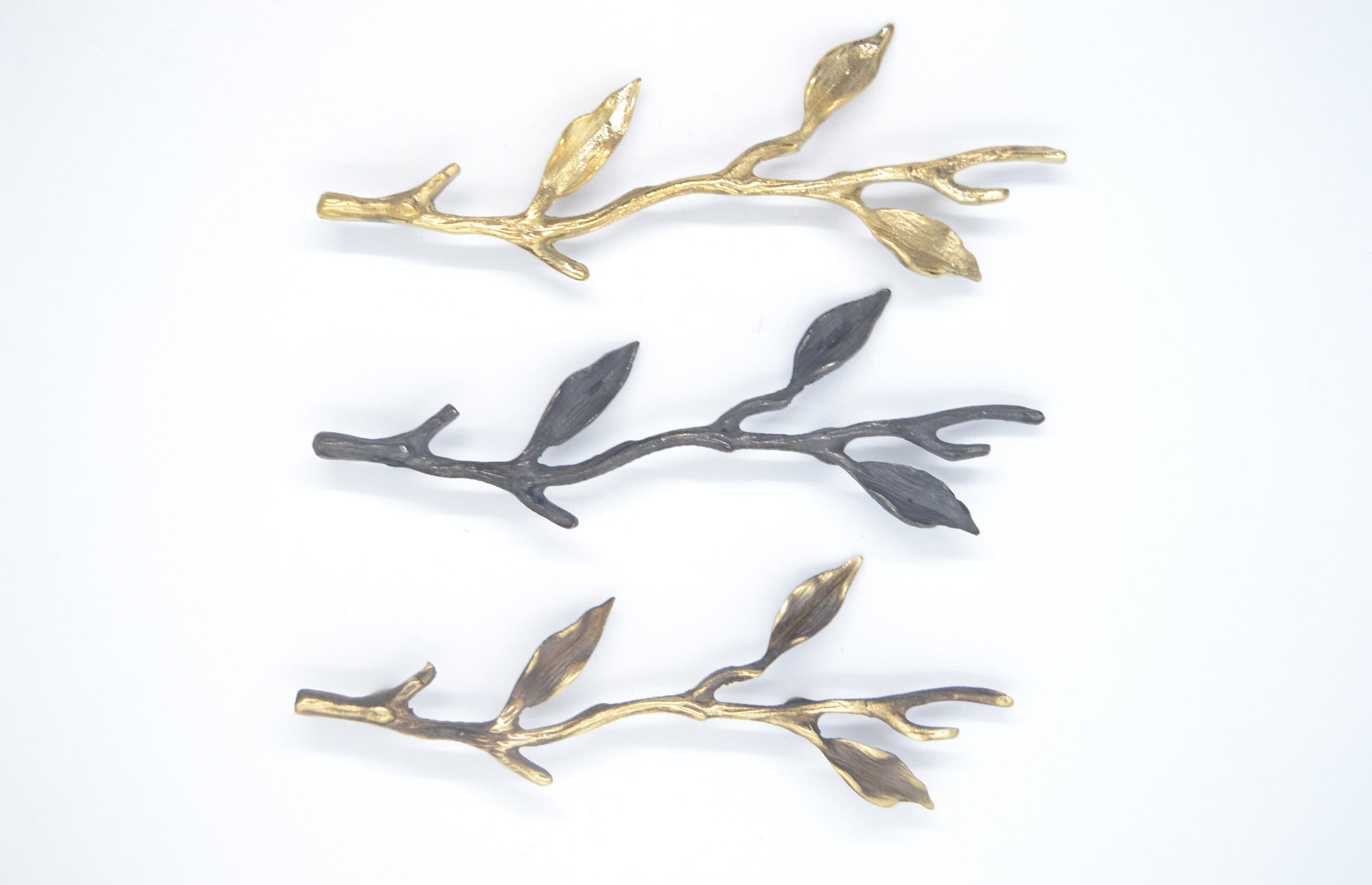 BRANCH DOOR HANDLE , Brass Door Handle, Wardrobe Handle, Brass Door Knobs, Handles for Doors, Main Door Handles, Leafy Branch