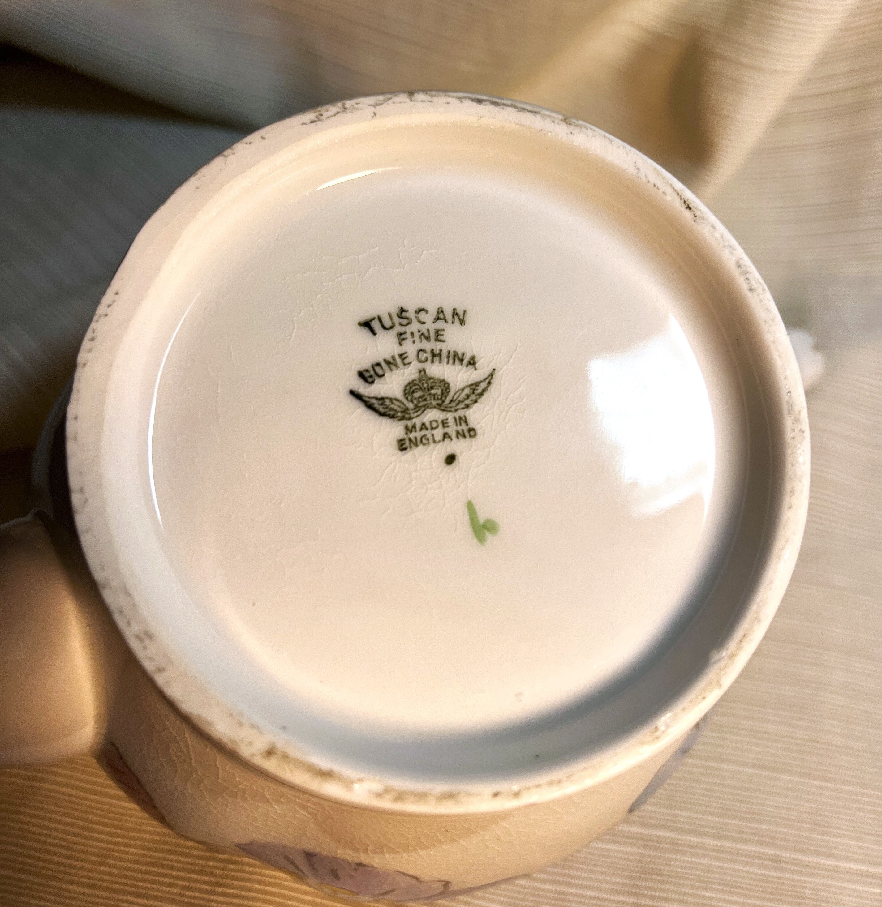 Tuscan Bone China Teapot Pastel Flowers Etsy