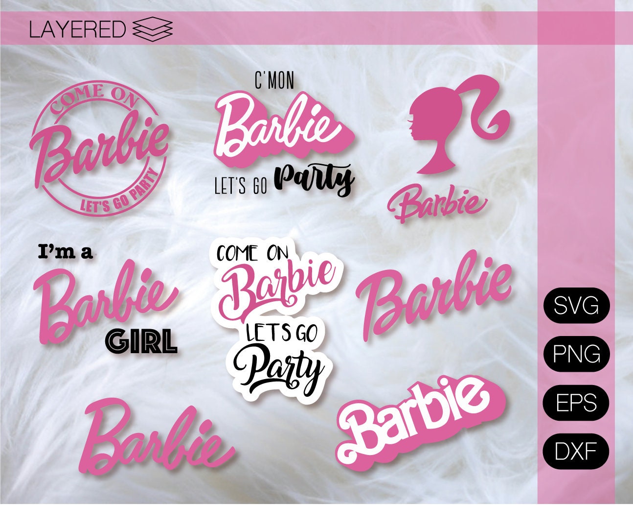 Barbie SVG bundle Come on Barbie lets go party Svg I'm a Etsy