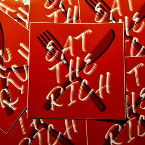 Eat The Rich | Sticker 5 Pack