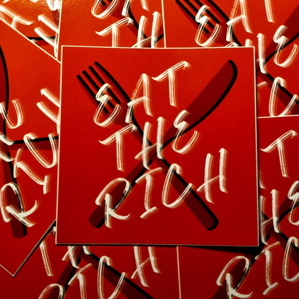 Eat The Rich | Sticker 5 Pack