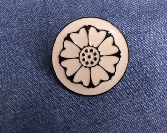 White Lotus Pin Etsy