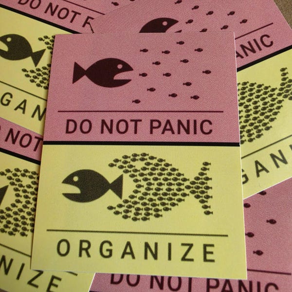 Do Not Panic Organize | Sticker 5 Pack