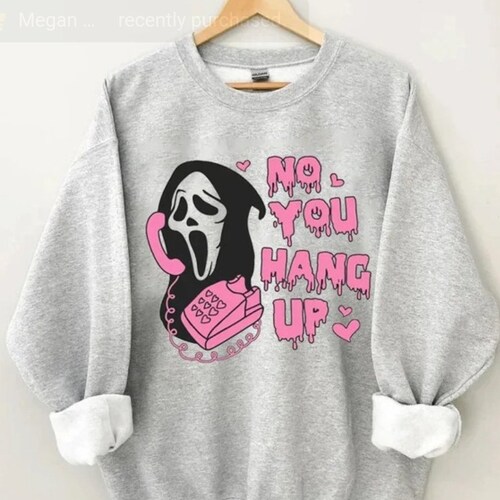 Scream No You Hang up Crewneck Sweatshirt Ghostface - Etsy