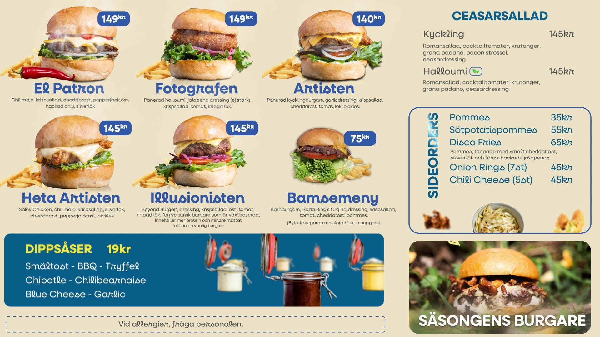 Custom Animated/static Restaurant Menu Board Template: Digital TV Menu ...