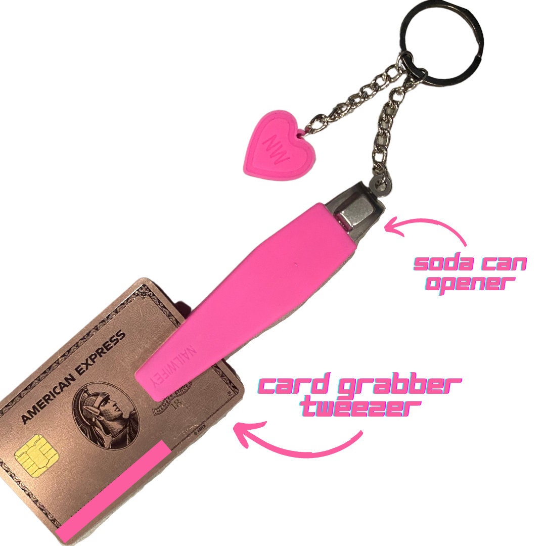 Acrylic Card Grabber Porte-clés Extracteur de carte de crédit Sélecteur de  cartes sans contact