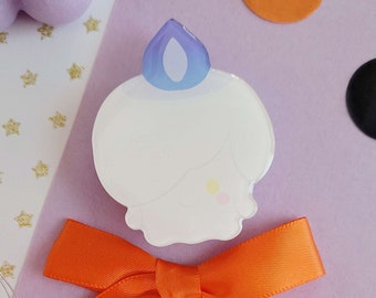 Spooky Candle Friend Acrylic Topper for phone - Phone Accessory, Tablet accessory, Gamer gift, Cute ghost, Ghost type,  Kawaii, Sweet candle