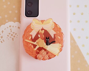Bread Witch Acrylic Topper- Witch theme, Witch anime, Phone accessory, Witch and cat, Anime fan gift, Gamer setup, Kawaii, Anime,