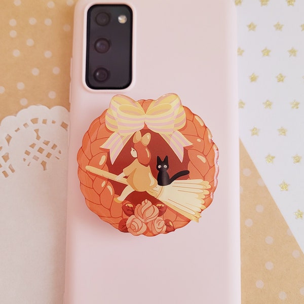 Bread Witch Acrylic Topper- Witch theme, Witch anime, Phone accessory, Witch and cat, Anime fan gift, Gamer setup, Kawaii, Anime,