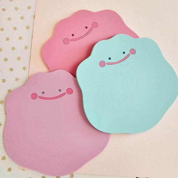 Blob Freund Untersetzer - Silikon Videospiel Untersetzer, Geschenk für Gamer, Gaming Zimmer, Kawaii Einrichtung, Kaffeebar und Teebar