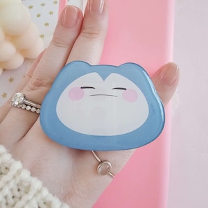 Sleepy friend acrylic topper for phone, Phone accessories, Kawaii pastel, Gamer gift, Kawaii accessories