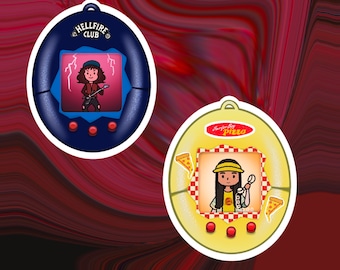 Tamagotchi sticker | Eddie Sticker | Argyle Sticker | Glossy Laminated Waterproof Weatherproof