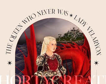 FANART Queen Rhaenys Velaryon - A4 Print