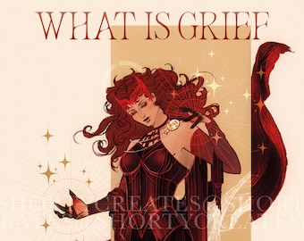 Wanda Maximoff the Scarlet Witch - ILLUSTRATION FANART PRINT