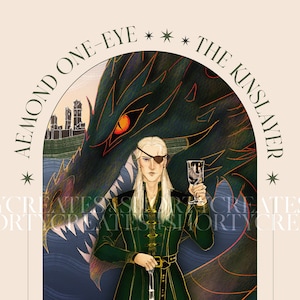 FANART Prince Aemond Targaryen, The Kinslayer – A4 Print