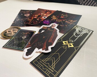 Paquete de postales, pegatinas y marcadores de Sigma: Galactic Infinity Empire (Fanart)
