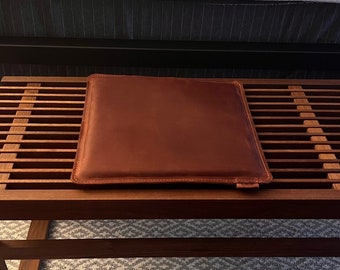 Leather seat cushion, seat cushions for dining chairs, chair pads, leather chair pad, kitchen chair cushions,