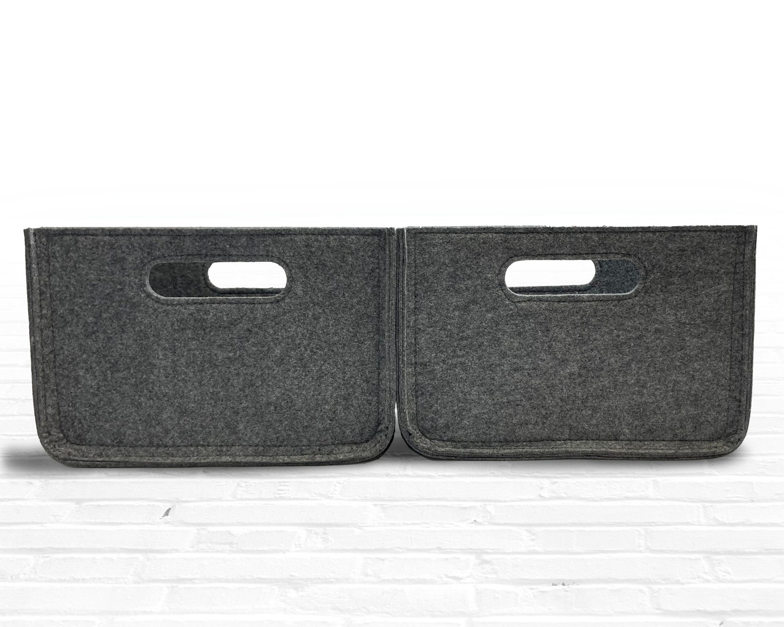 Dark Gray Felt Storage Basket for Shelves for Ikea Shelves Etsy