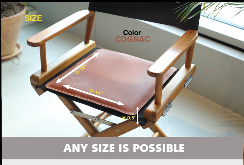 Leather chair pad, seat cushion dinning stool, square pillow seat, dining chair cushions, 12 14 16 18 square seat pad for stool image 5