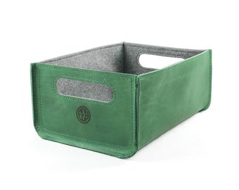 Felt bin cube storage for shelves, storage boxes, storage cube, square storage bin, custom size storage bins