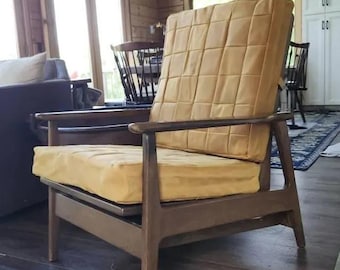 Custom size bench seat cushion, any size cushion, decorative leather floor pillow, custom pillow, indoor seat cushion, custom chair cushion
